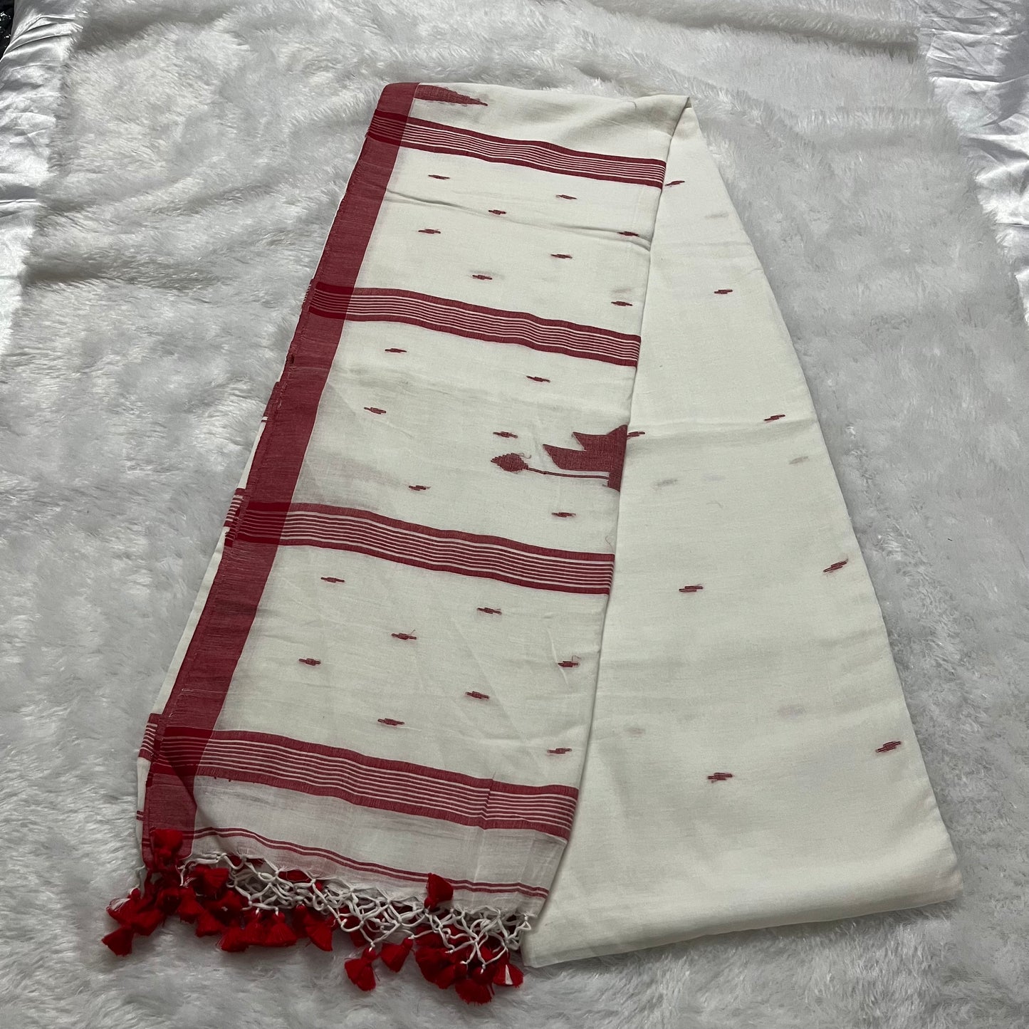 Jamdhani Mul cotton saree
