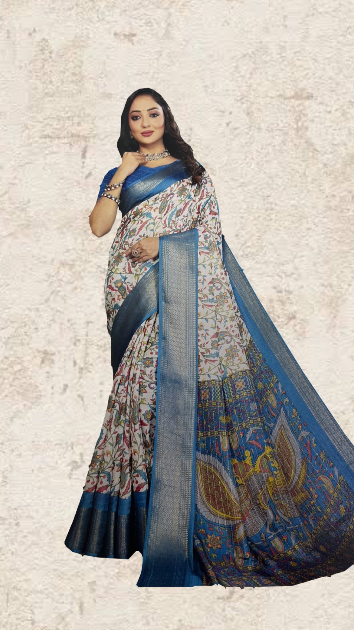 Linen Saree