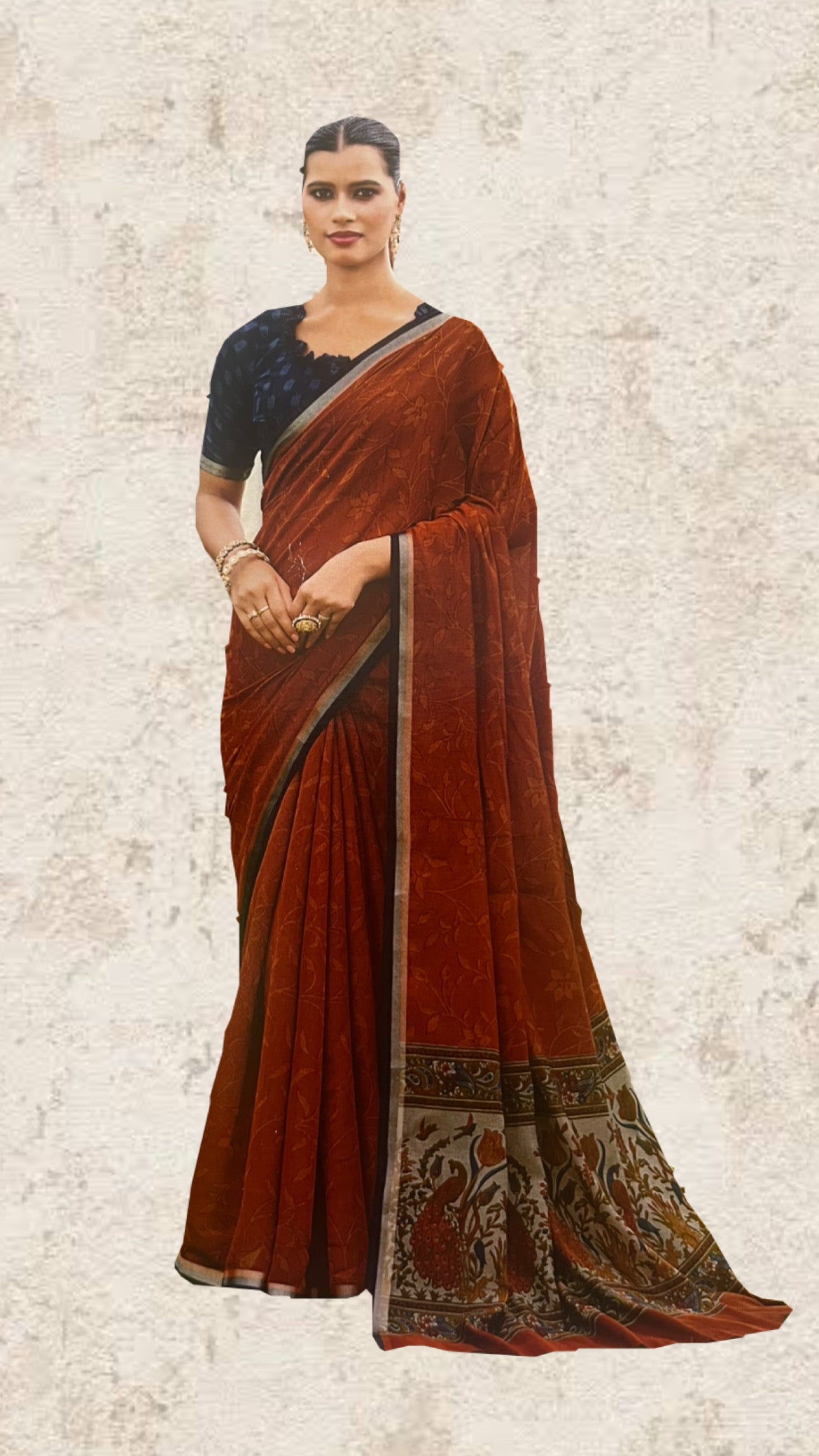 Linen Saree