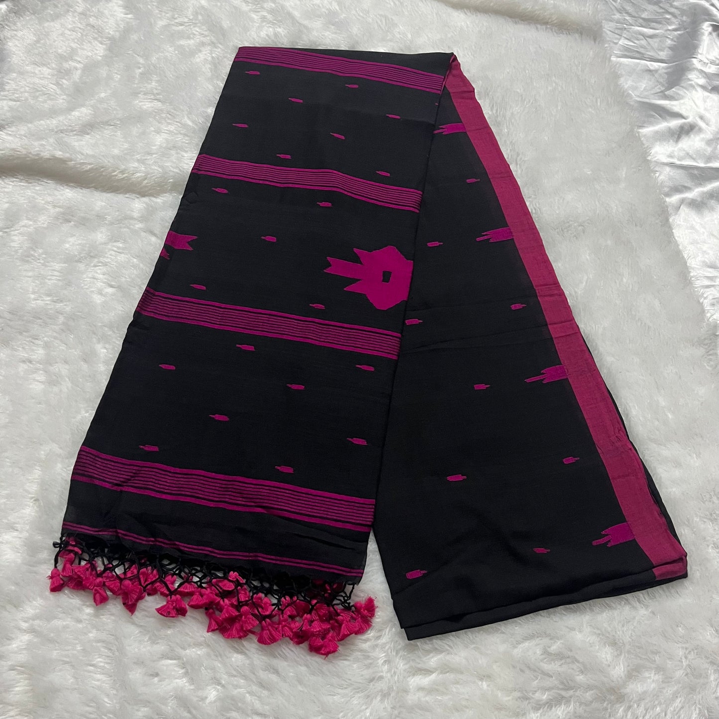 Jamdhani Mul cotton saree