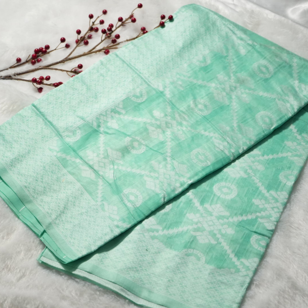 Linen saree