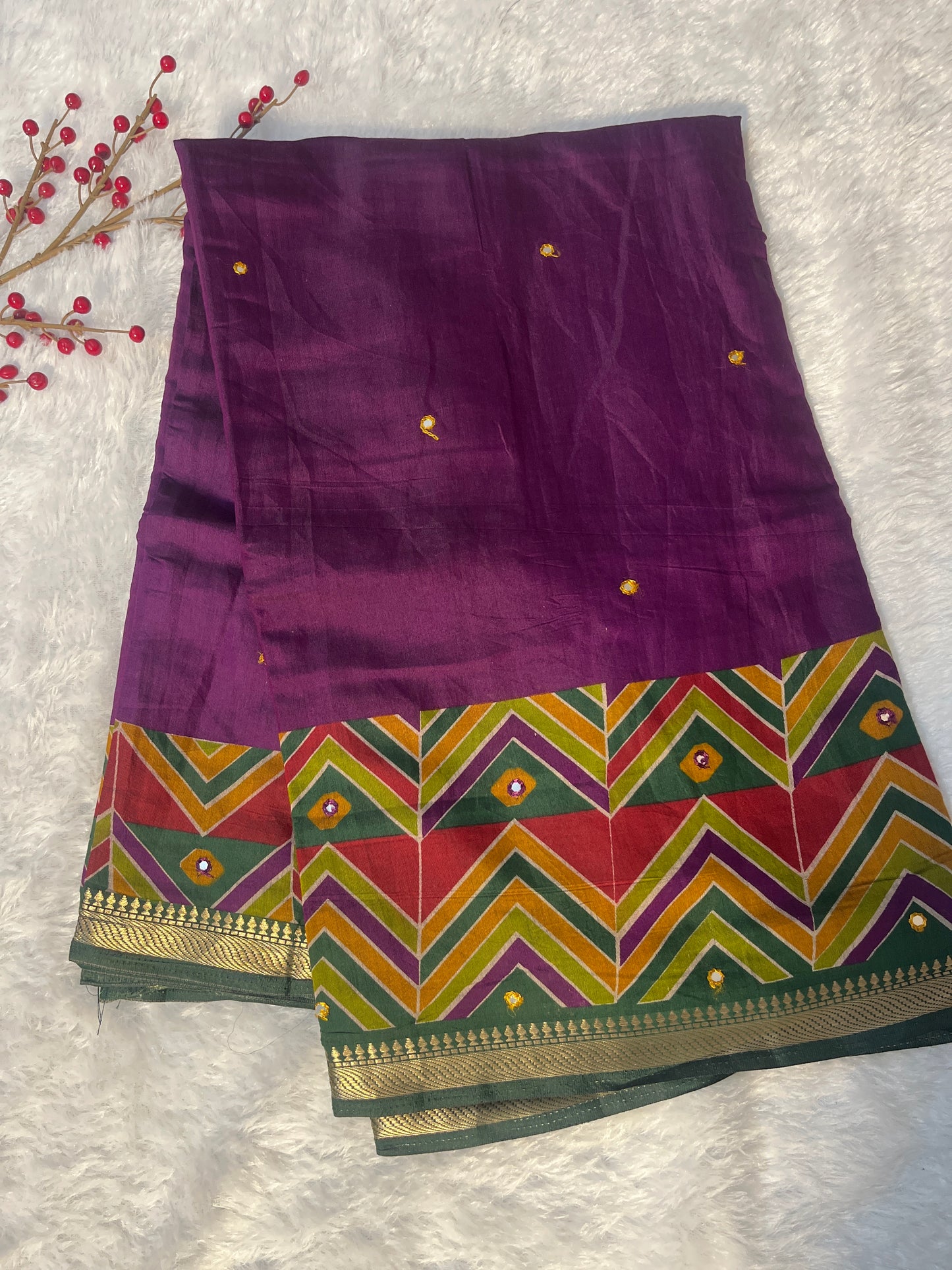 Mul cotton saree