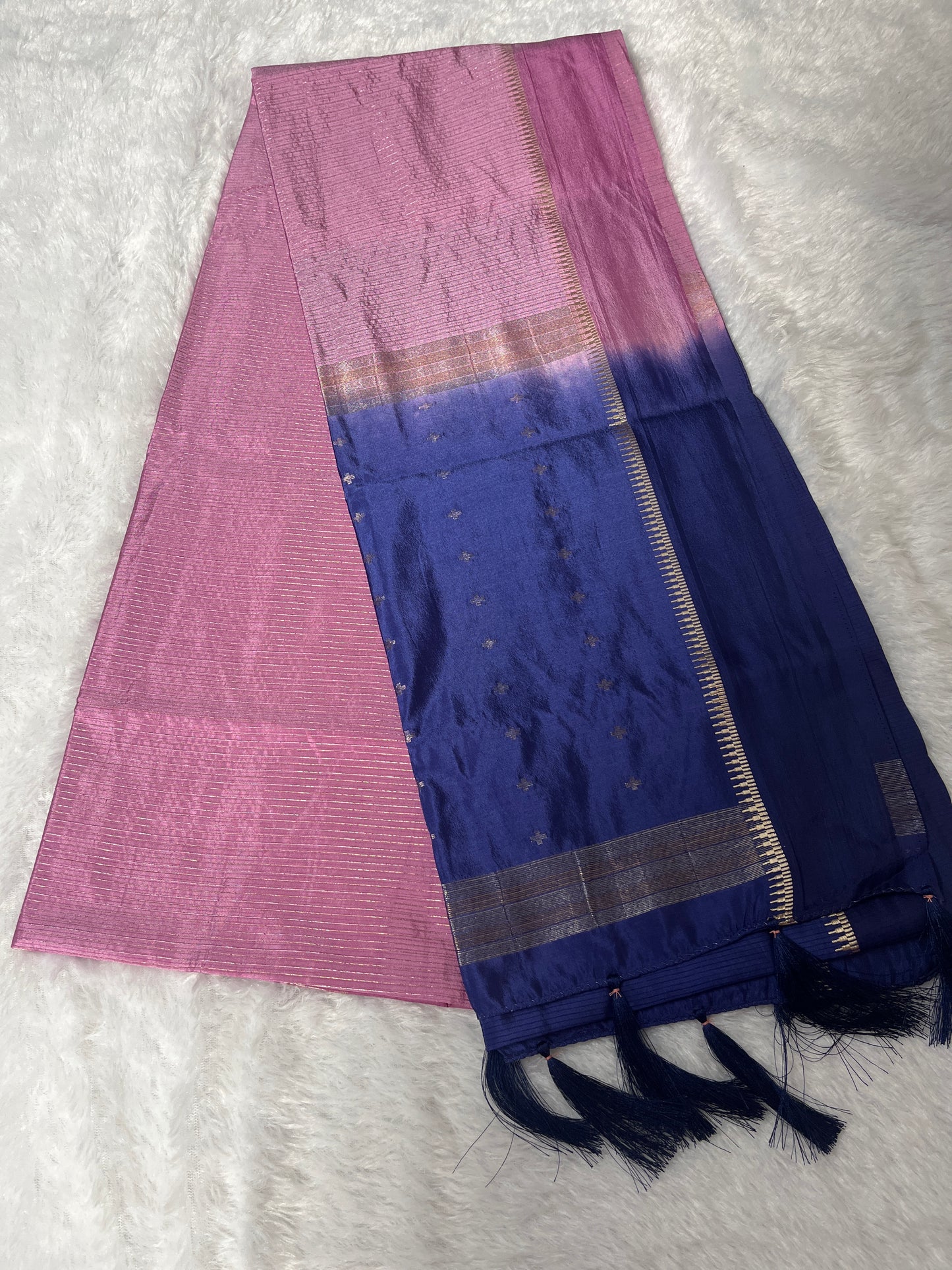 Synthetic silk saree