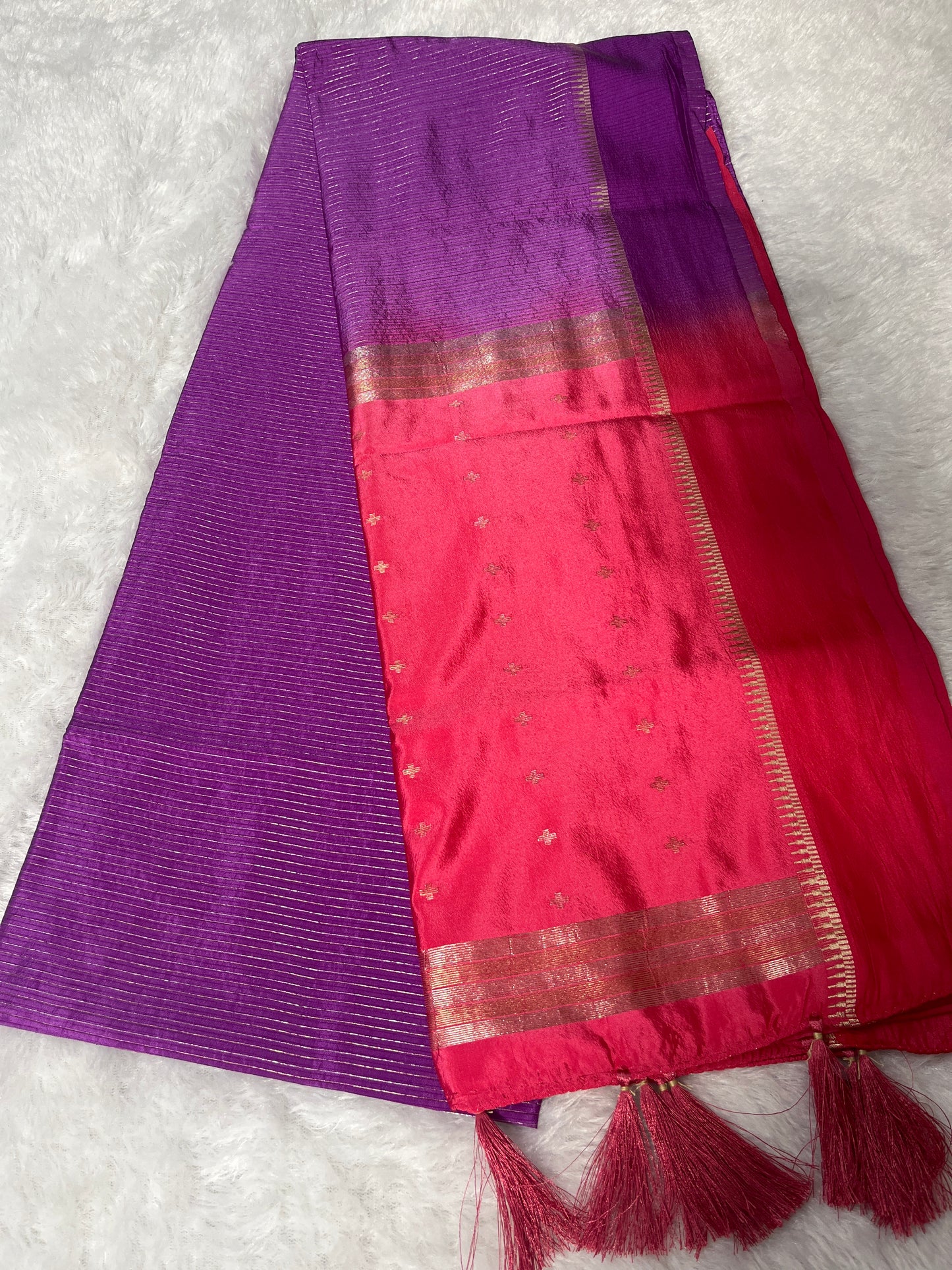 Synthetic silk saree