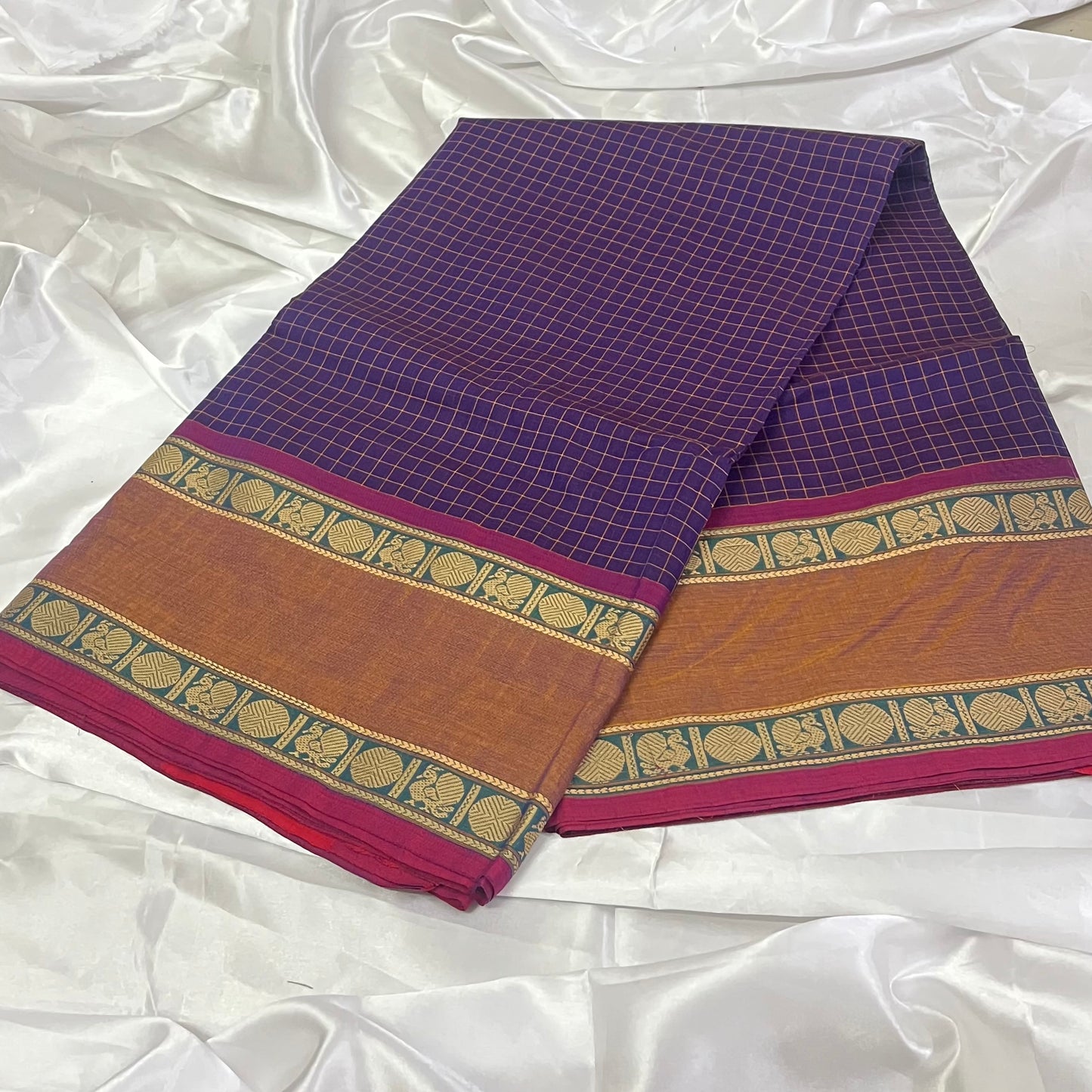 Handloom Chettinad Cotton Saree