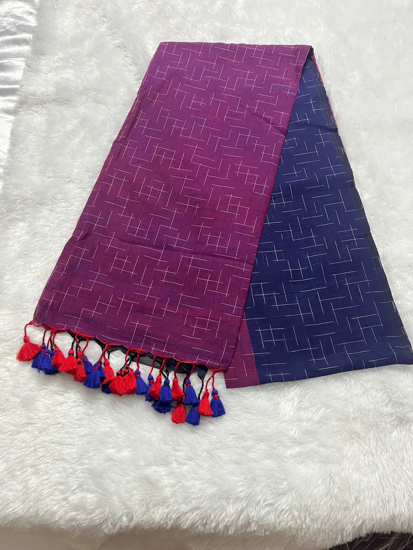 Mul cotton saree