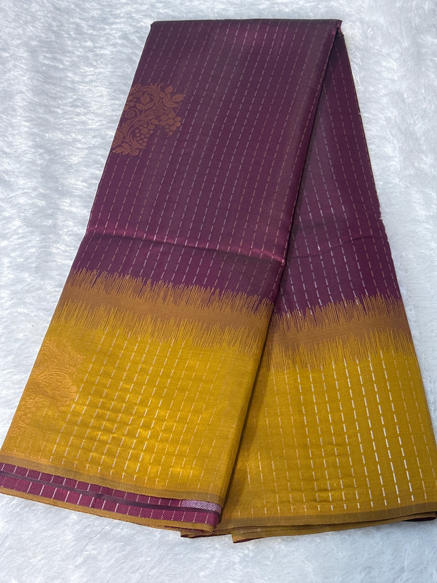Kanjivaram Semi Silk saree