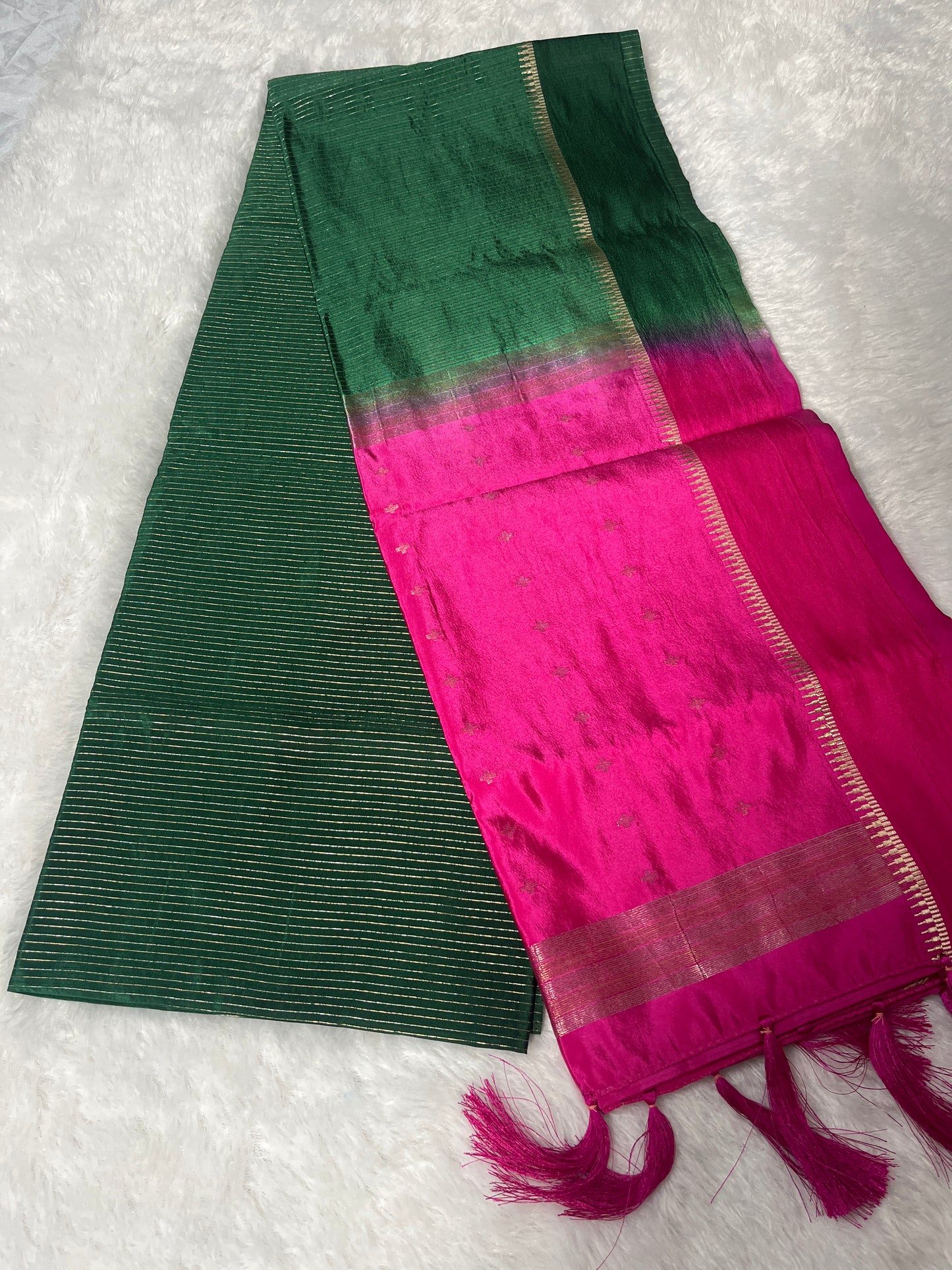 Synthetic silk saree
