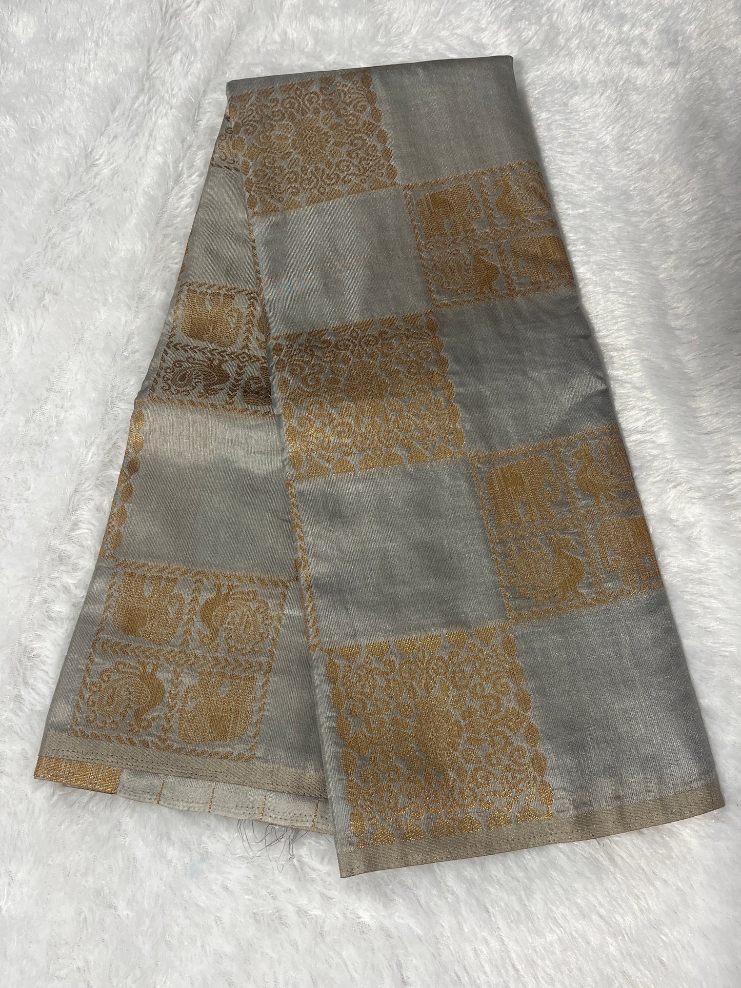 Semi linen saree