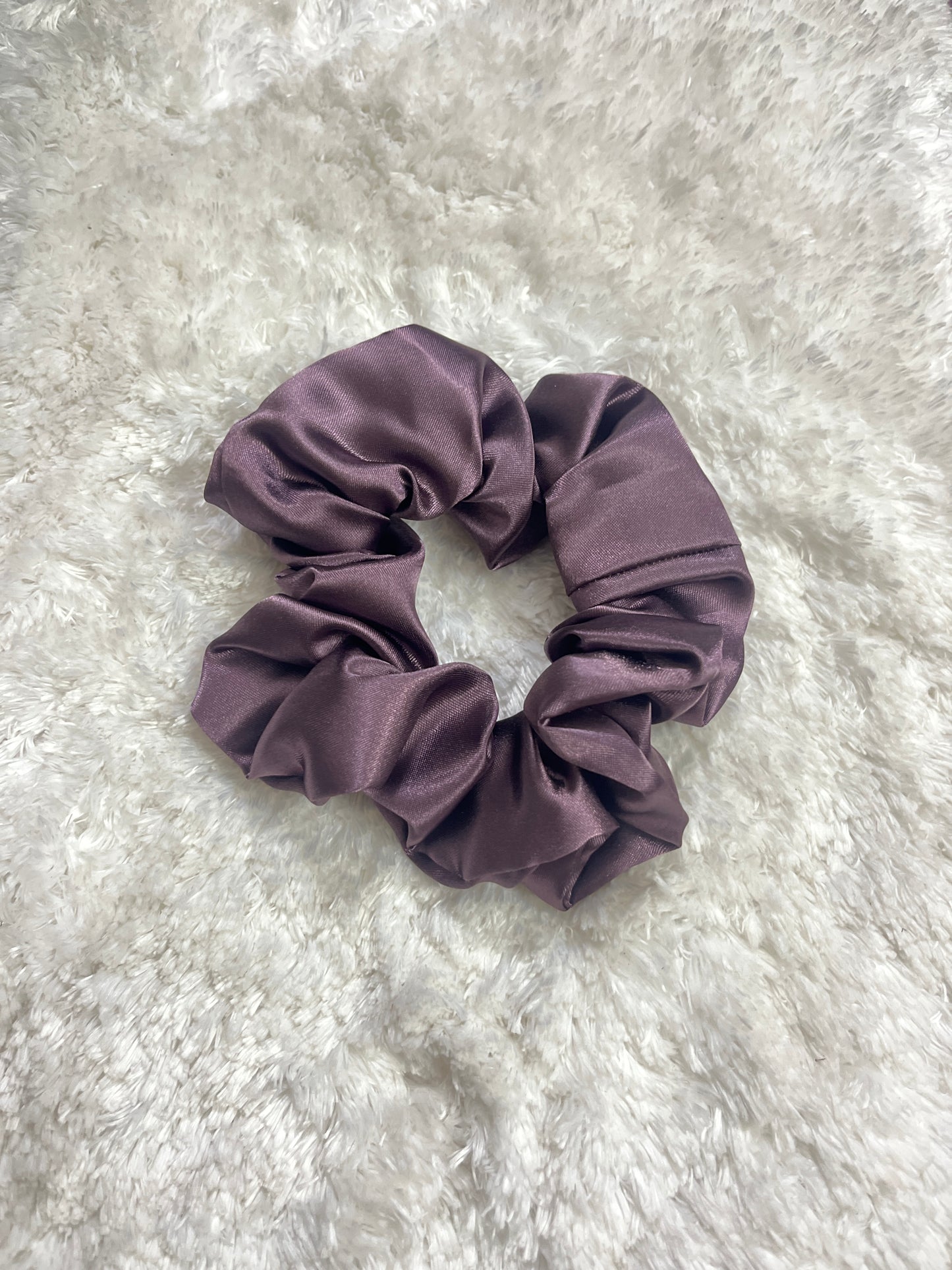 Tyrion violet regular satin scrunchie