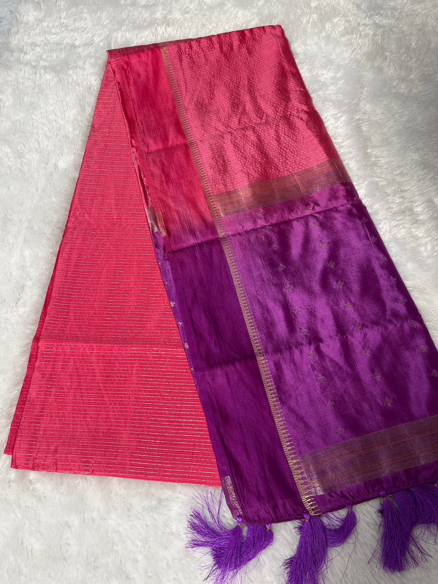 Synthetic silk saree