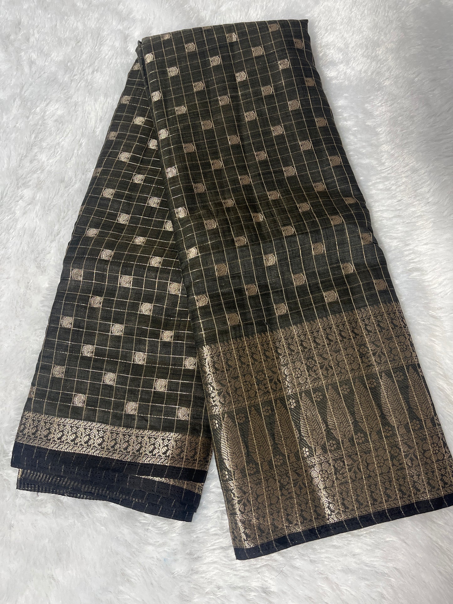 Semi tussar saree