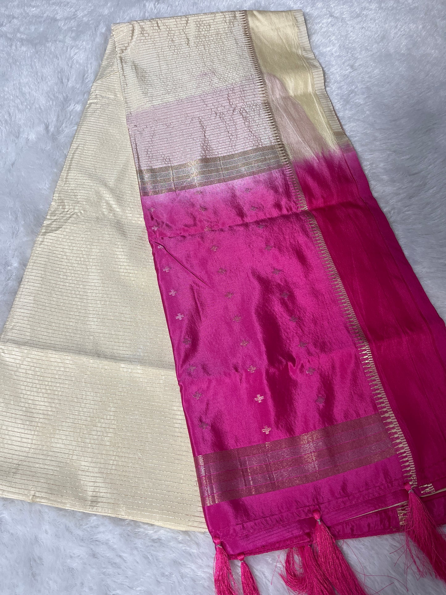 Synthetic silk saree