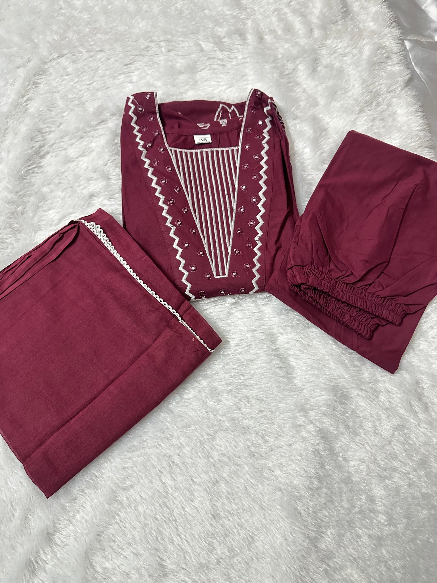 Pure cotton 3 piece salwar set