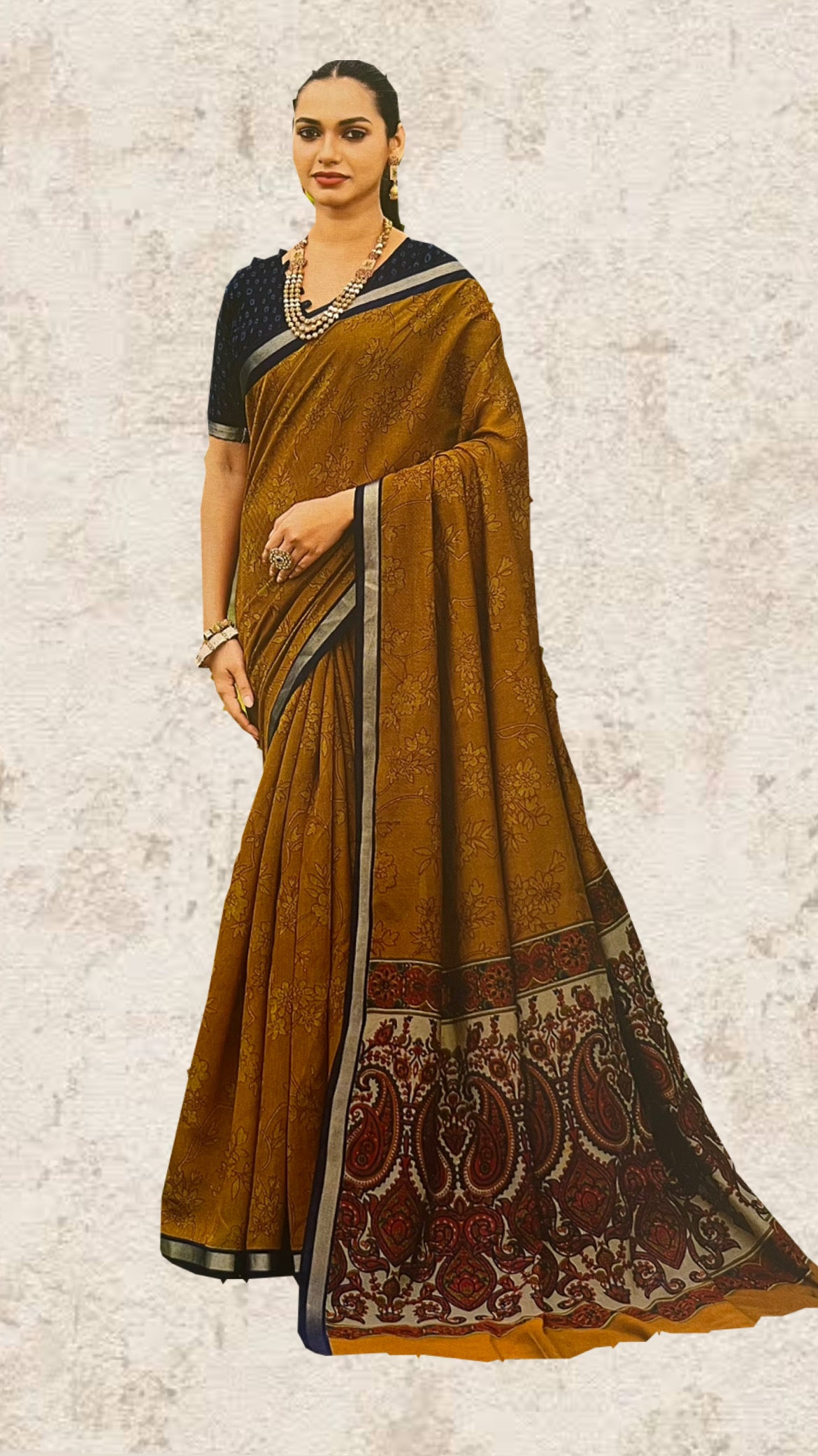 Linen Saree