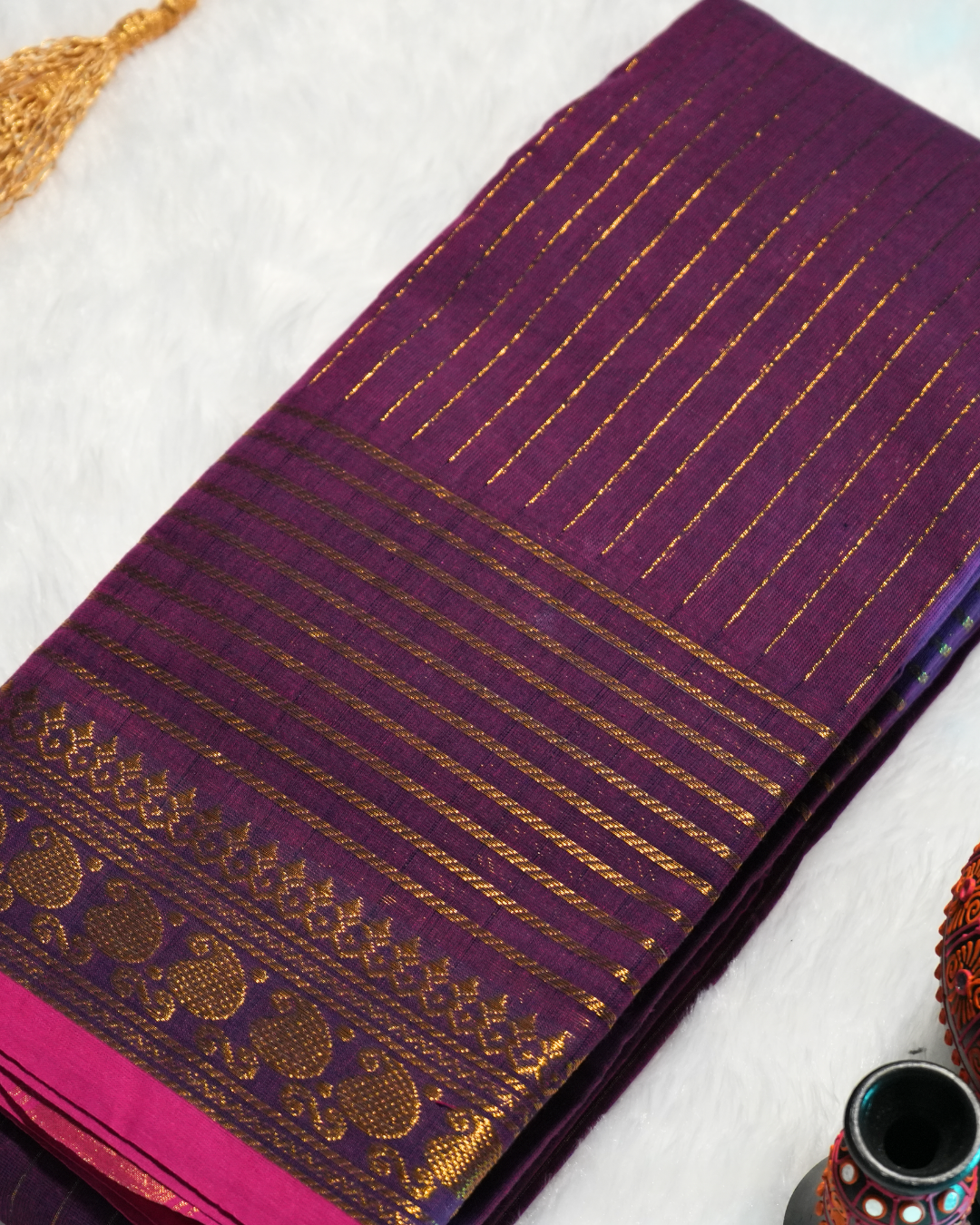 Chettinad Pure Cotton Saree (without blouse)
