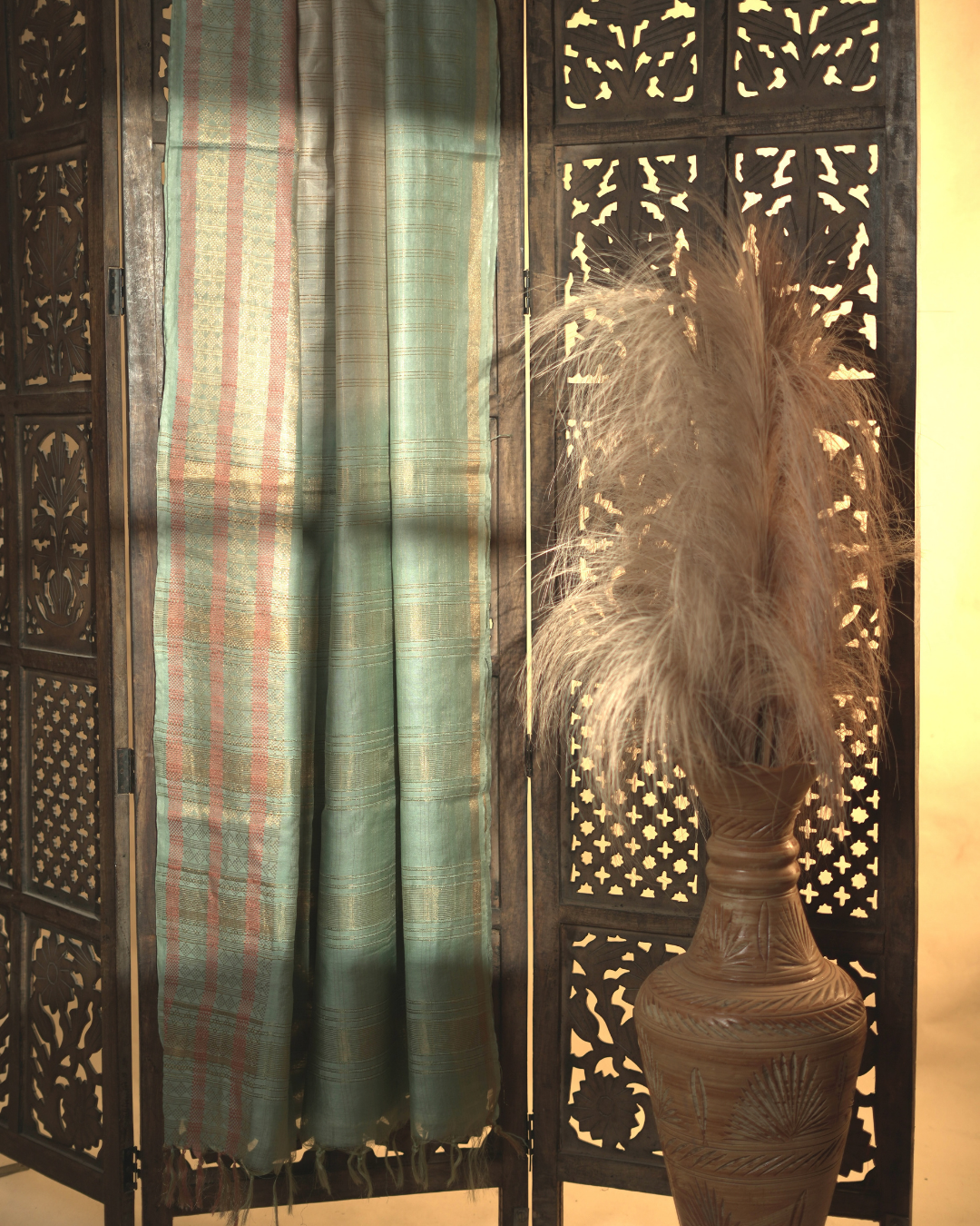 Munga linen silk saree