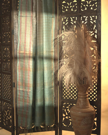 Munga linen silk saree