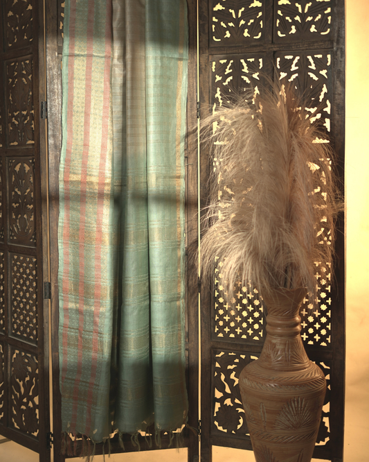 Munga linen silk saree