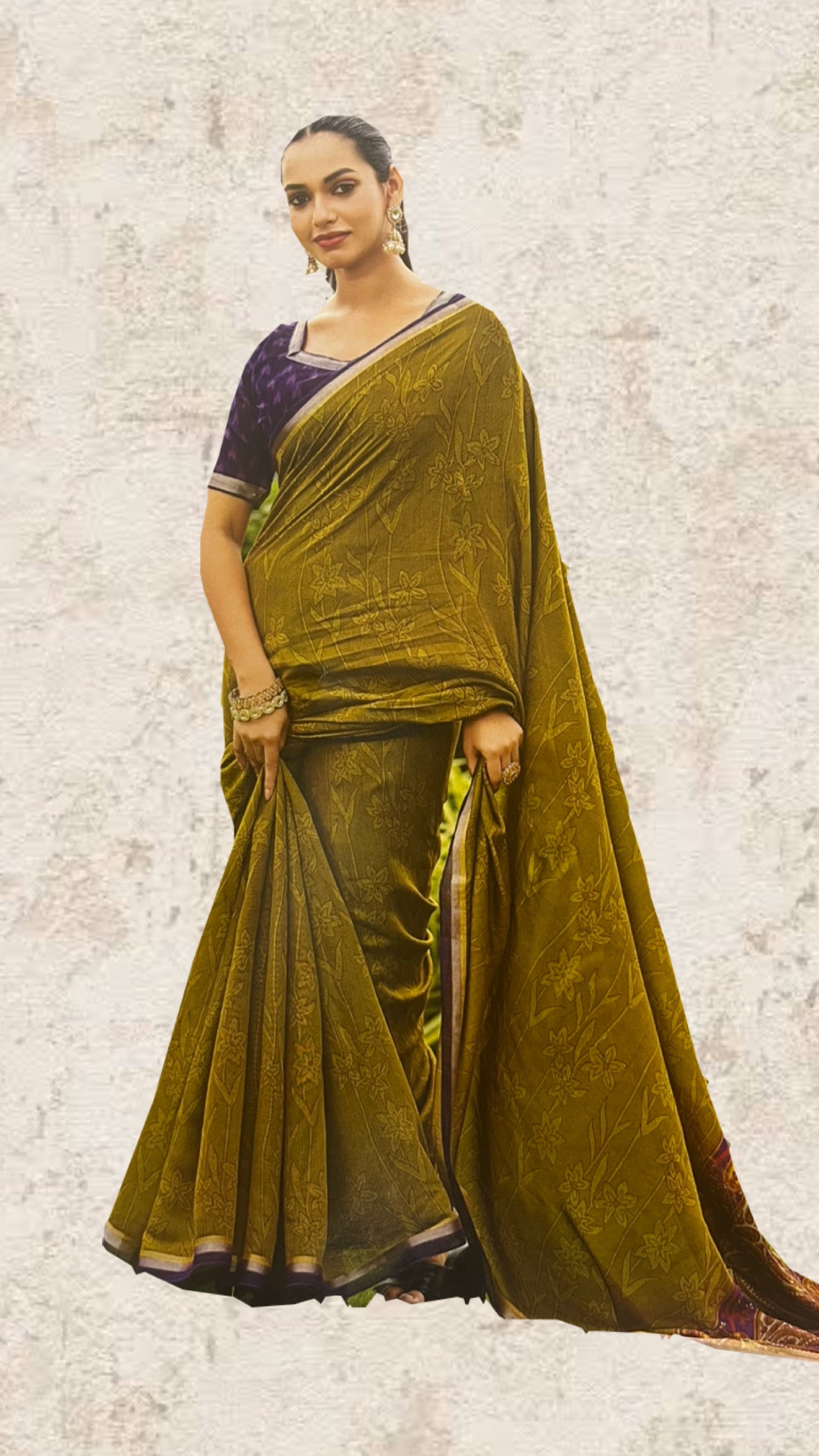 Linen Saree