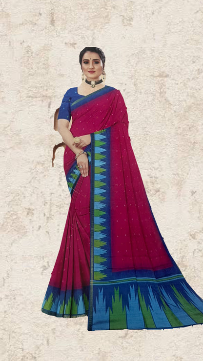 Handloom cotton saree