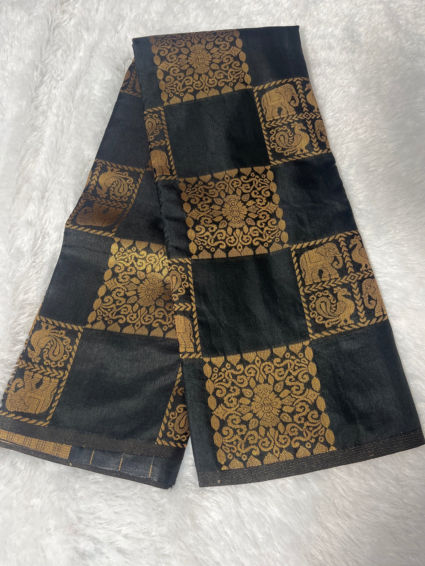 Semi linen saree