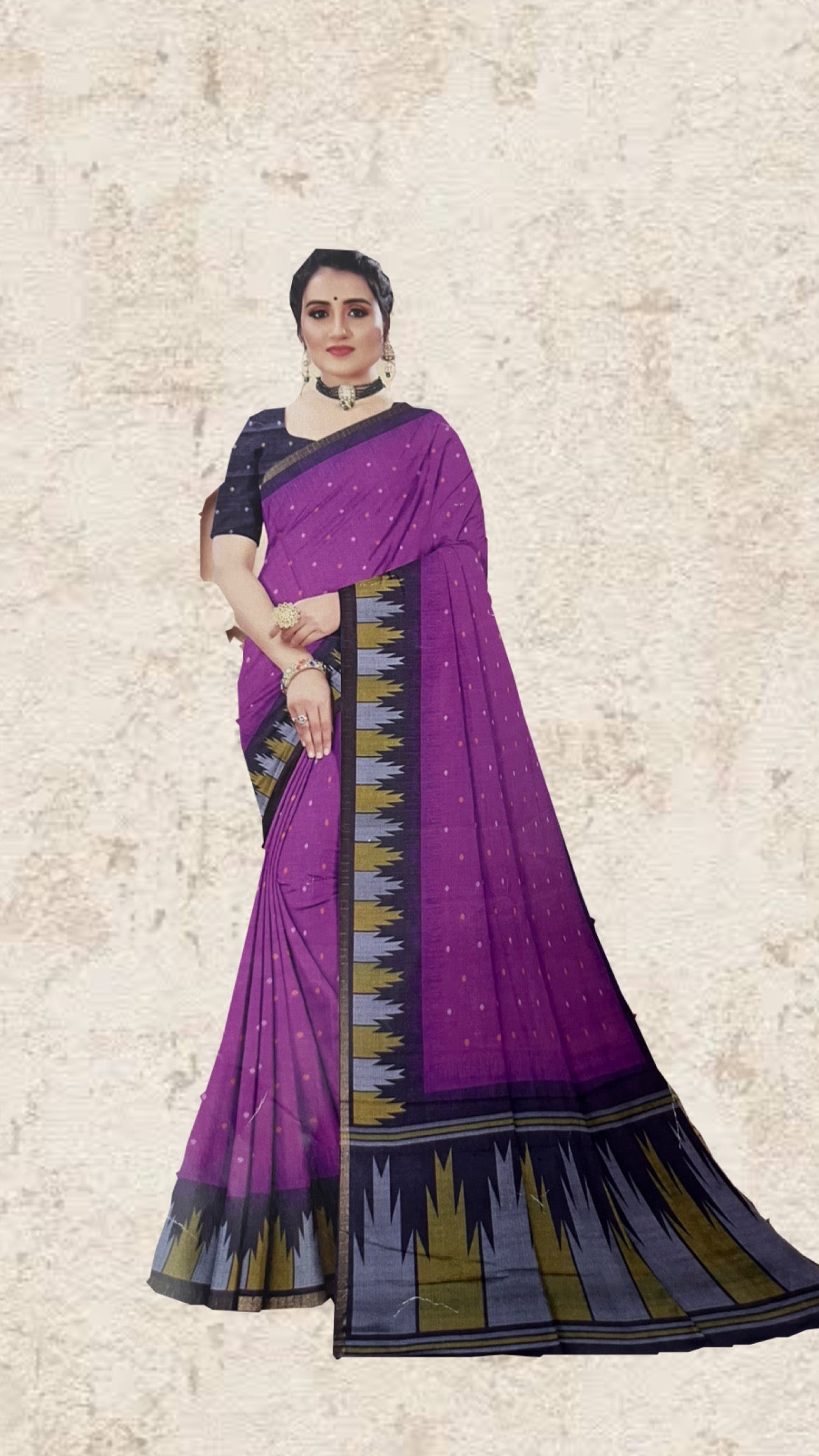 Handloom cotton saree