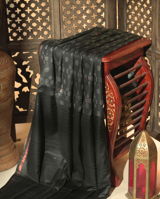 Munga linen silk saree