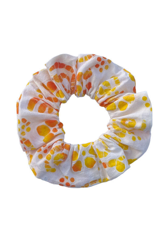 Daffodils - Regular cotton scrunchie