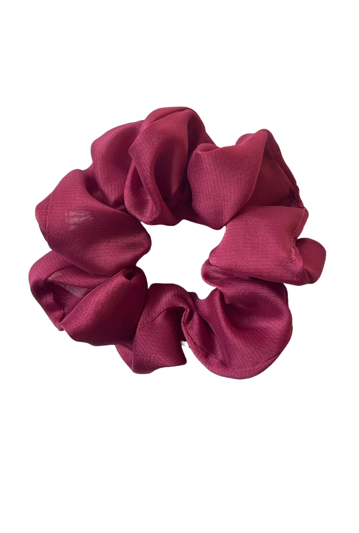 Blush Pink - Regular georgette scrunchie