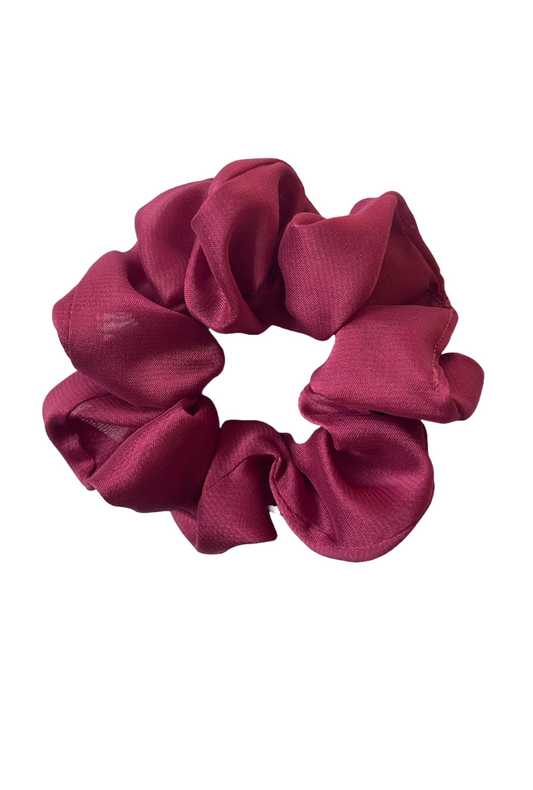 Blush Pink - Regular georgette scrunchie