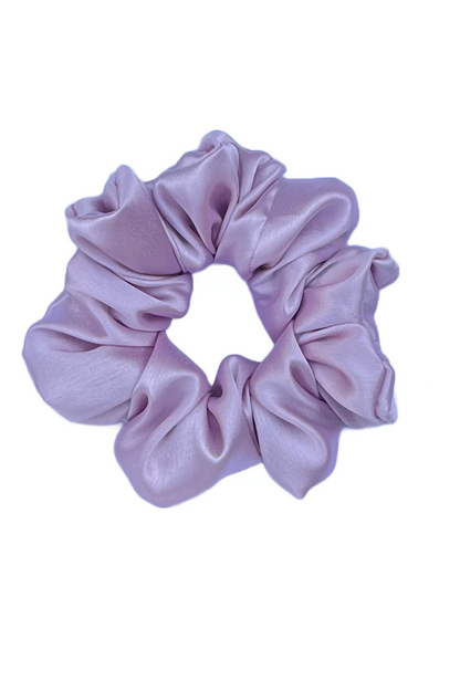 Bubblegum - Large satin scrunchie