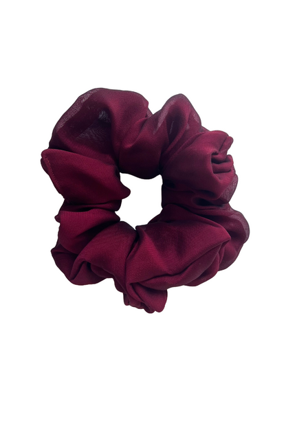 Cherry - Regular georgette scrunchie