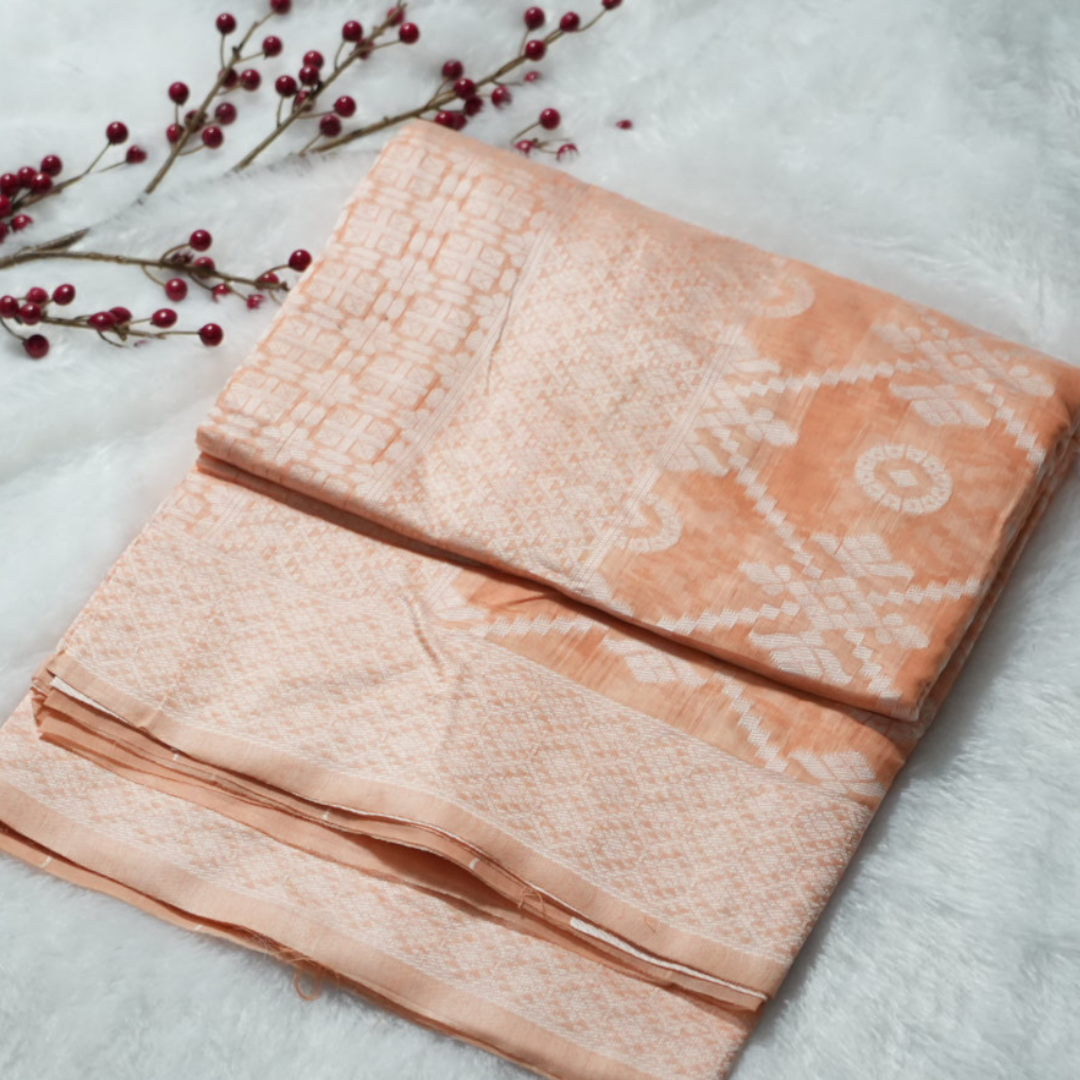 Linen saree