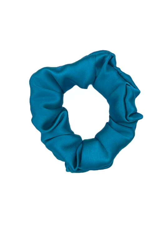 Pine - Regular satin scrunchie