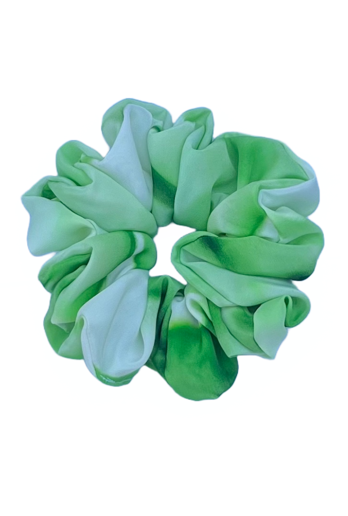 Meadow - Large satin scrunchie