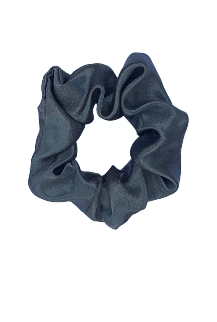 Seaweed - Regular satin scrunchie