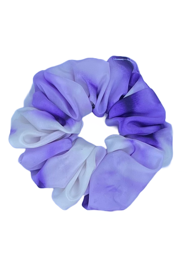 Lilac - Large satin scrunchie