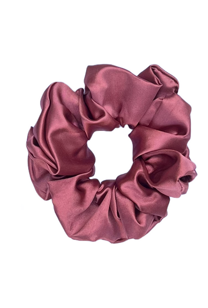 Rose Dust - Large satin scrunchie