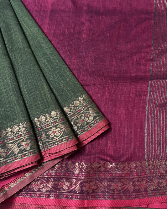 Premium Handloom Kadhi Cotton Saree