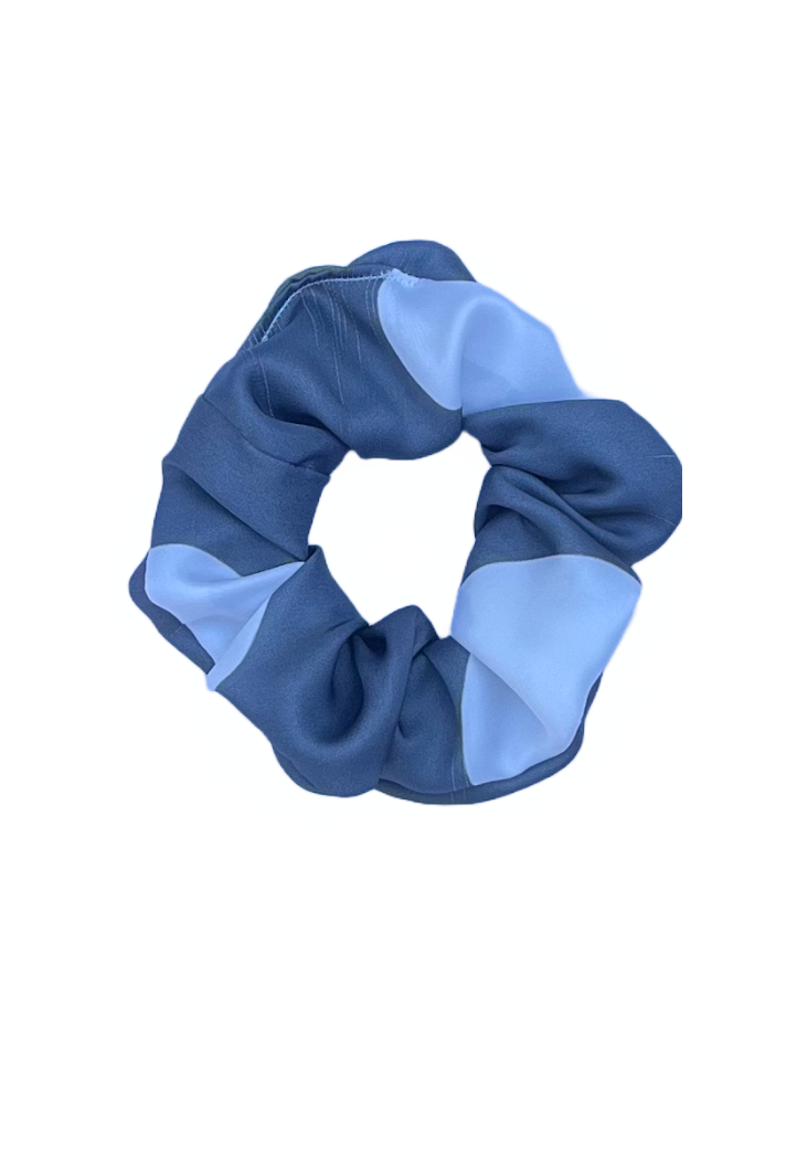 Domino - Regular satin scrunchie