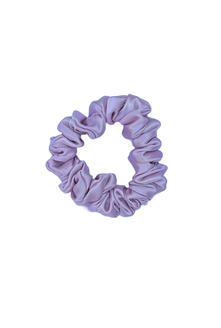 Bubblegum - Skinny satin scrunchie