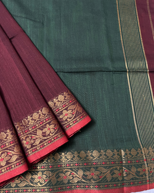 Premium Handloom Kadhi Cotton Saree