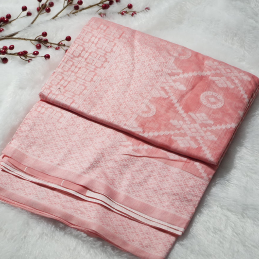 Linen saree