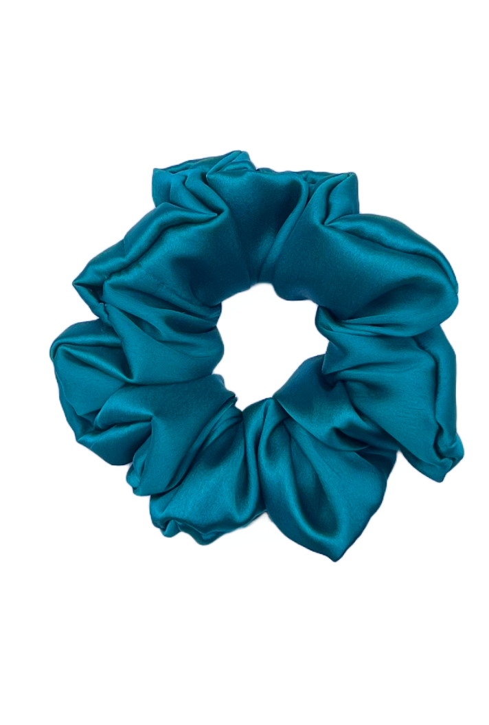 Pine - Large satin scrunchie