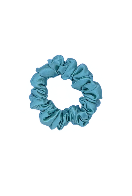 Aqua - Skinny satin scrunchie