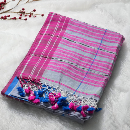 Handloom Bujodhi cotton saree