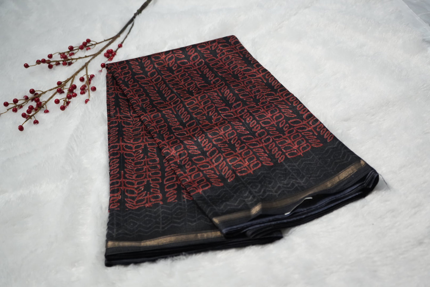 Synthetic silk saree