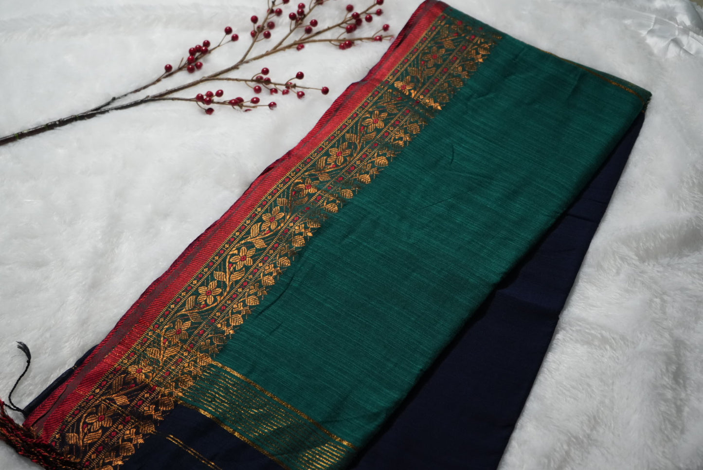 Premium Handloom Kadhi cotton saree