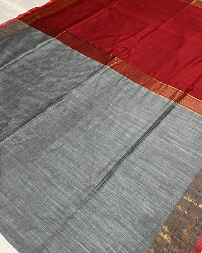 Premium Handloom Kadhi Cotton Saree